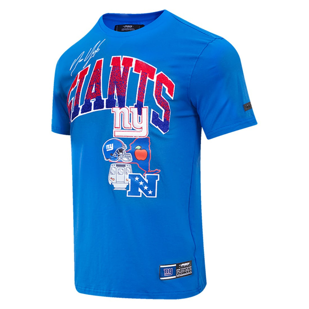 New York Giants Pro Standard Super Bowl XLVI Patch Hometown Collection T-Shirt - Royal outlet