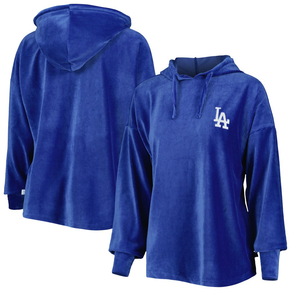 Los Angeles Dodgers Touch Women's End Line Pullover Hoodie - Royal