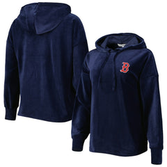 Boston Red Sox Touch Women's End Line Pullover Hoodie - Navy