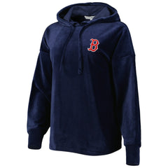 Boston Red Sox Touch Women's End Line Pullover Hoodie - Navy