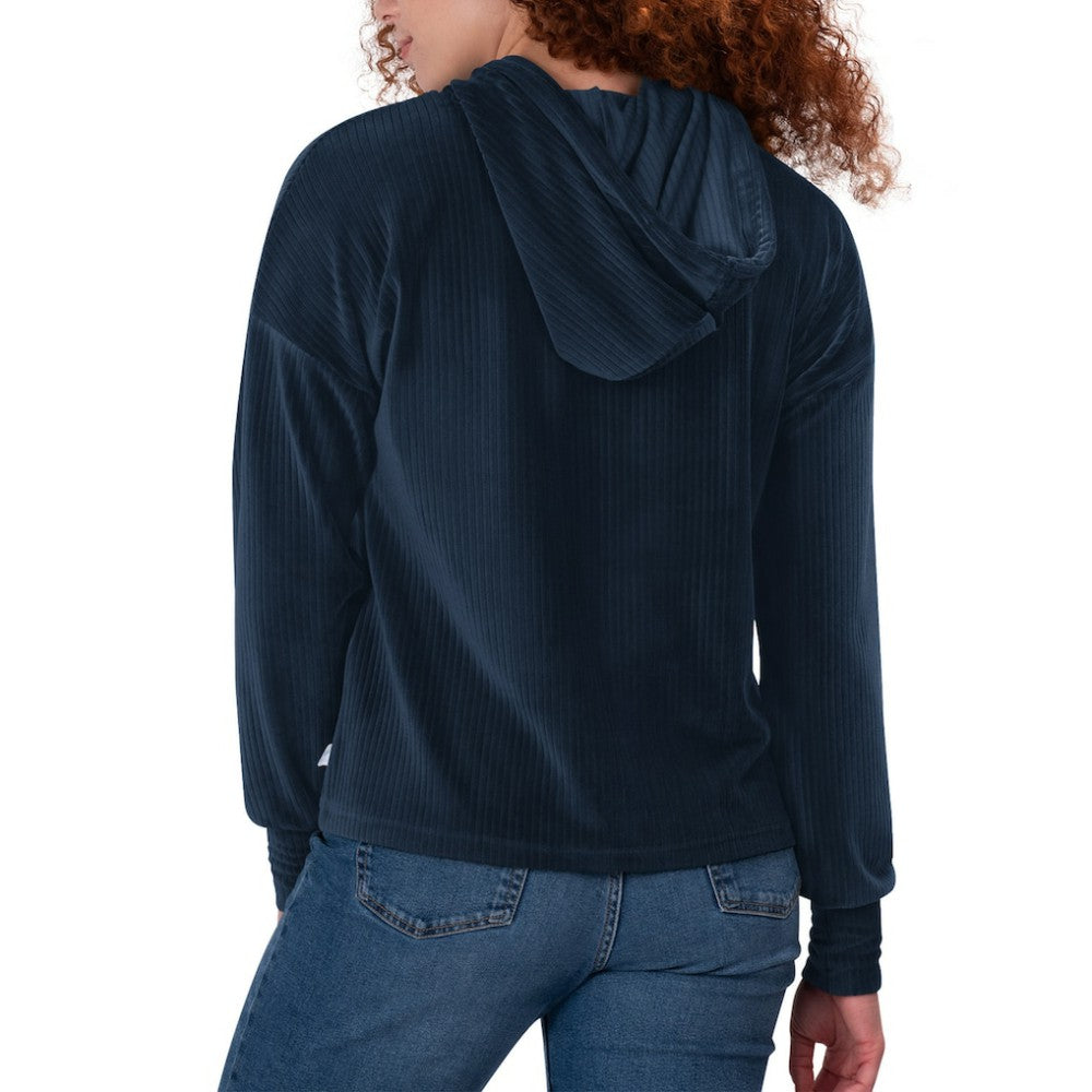 Houston Astros Touch Women's End Line Pullover Hoodie - Navy