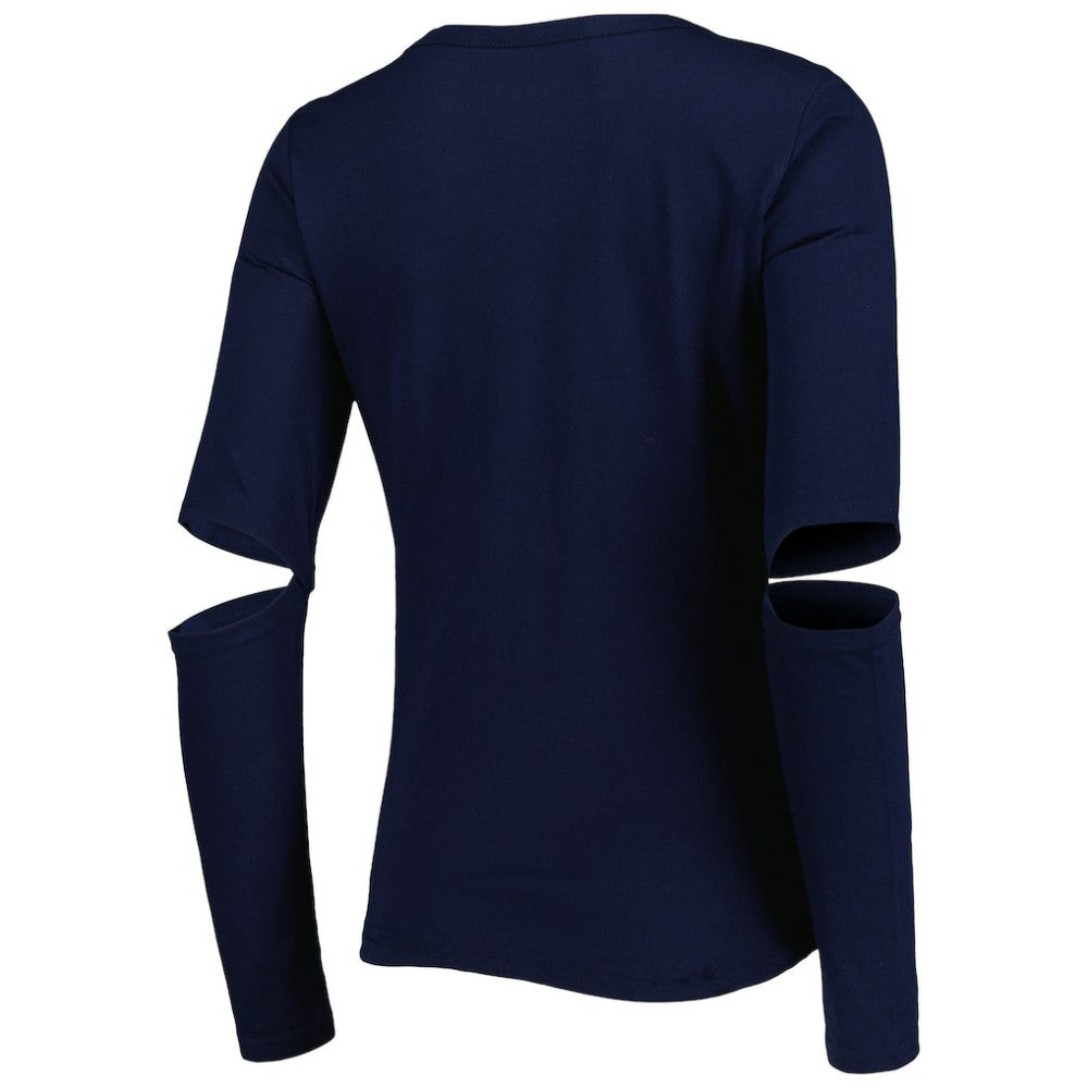 Atlanta Braves Touch Women's Formation Long Sleeve T-Shirt - Navy