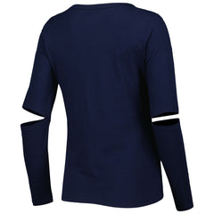 Milwaukee Brewers Touch Women's Formation Long Sleeve T-Shirt - Navy