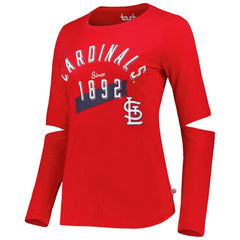 St. Louis Cardinals Touch Women's Formation Long Sleeve T-Shirt - Red