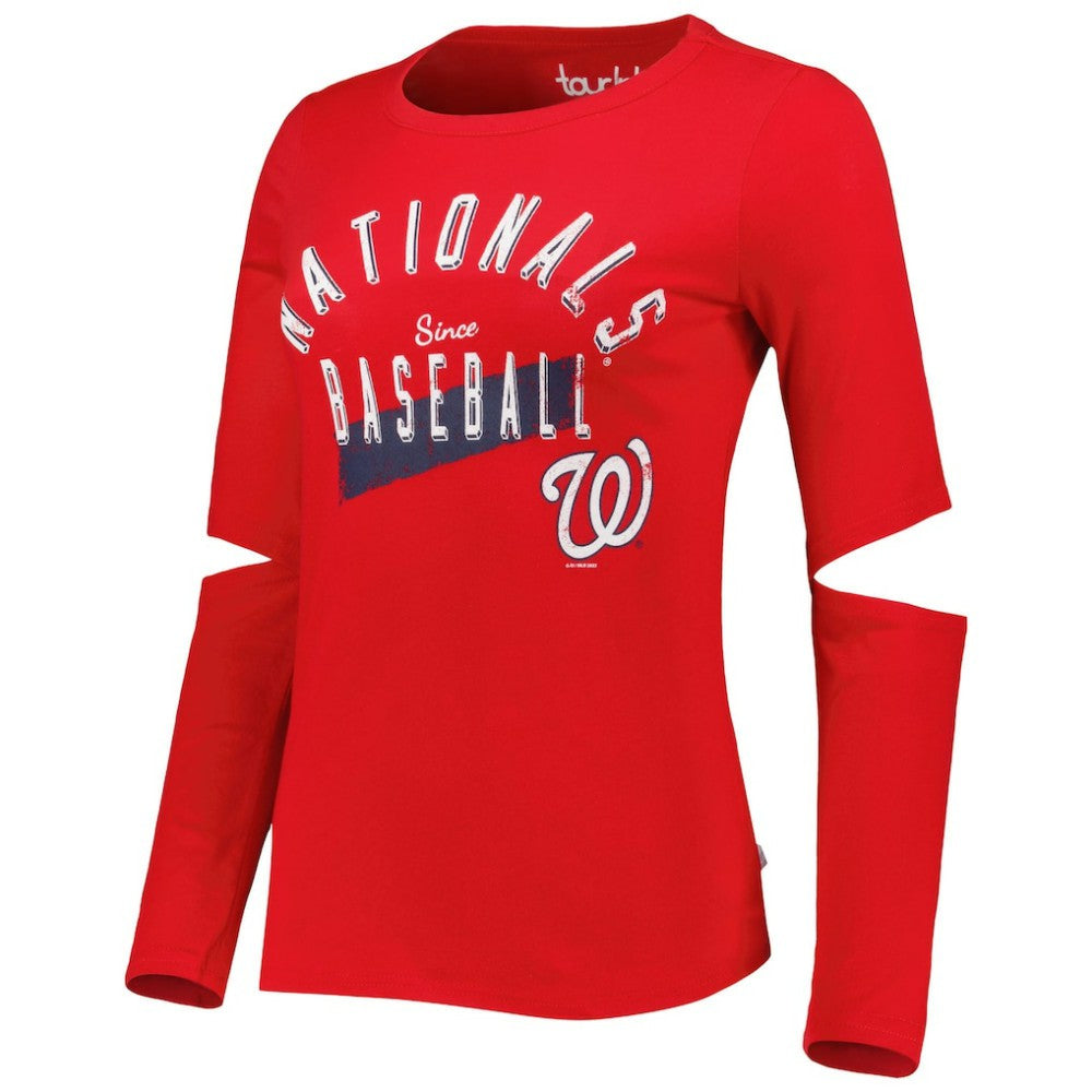 Washington Nationals Touch Women's Formation Long Sleeve T-Shirt - Red