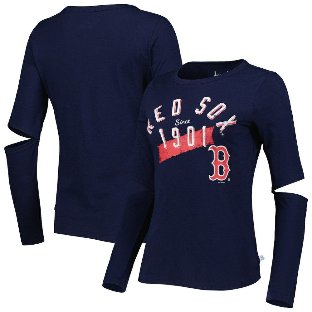 Boston Red Sox Touch Women's Formation Long Sleeve T-Shirt - Navy