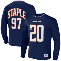 Chicago Bears NFL x Staple Core Team Long Sleeve T-Shirt - Navy outlet