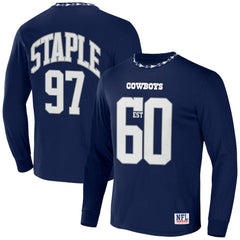 Dallas Cowboys NFL x Staple Core Team Long Sleeve T-Shirt - Navy outlet