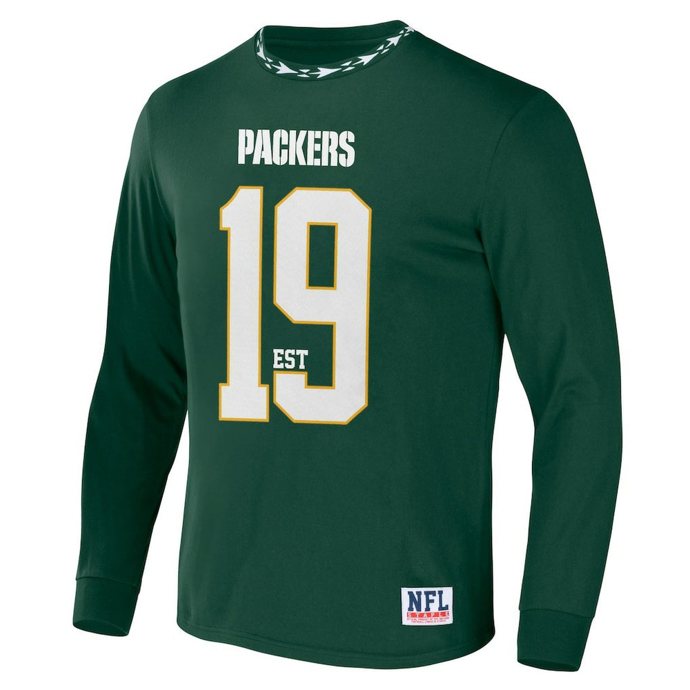 Green Bay Packers NFL x Staple Core Team Long Sleeve T-Shirt - Hunter Green on sale