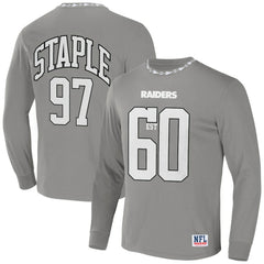 Las Vegas Raiders NFL x Staple Core Team Long Sleeve T-Shirt - Gray online
