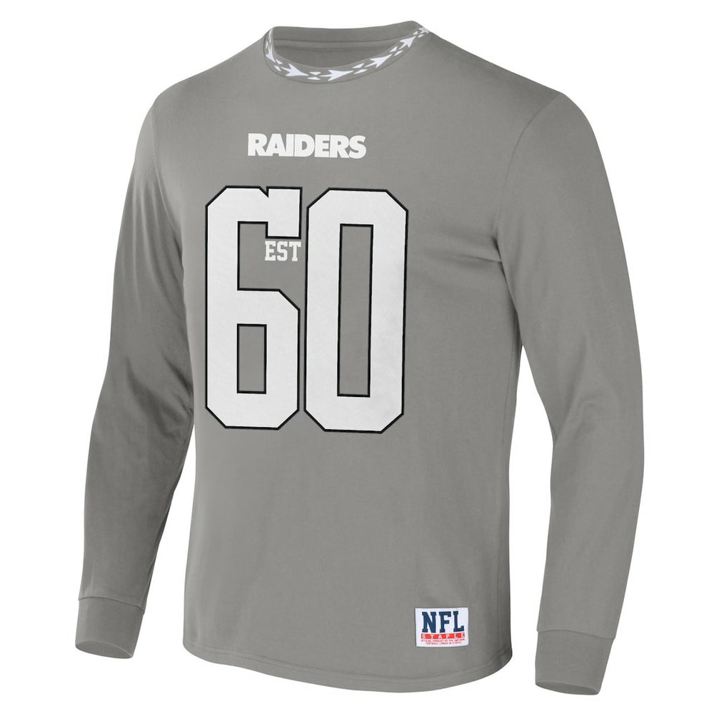 Las Vegas Raiders NFL x Staple Core Team Long Sleeve T-Shirt - Gray online