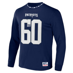 New England Patriots NFL x Staple Core Team Long Sleeve T-Shirt - Navy for sale