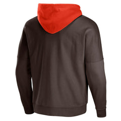 Cleveland Browns NFL x Staple Throwback Vintage Wash Pullover Hoodie - Brown discount