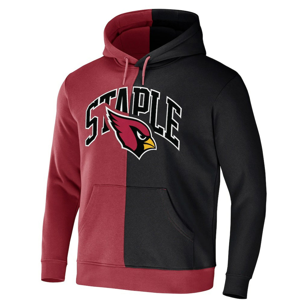 Arizona Cardinals NFL x Staple Split Logo Pullover Hoodie - Cardinal discount
