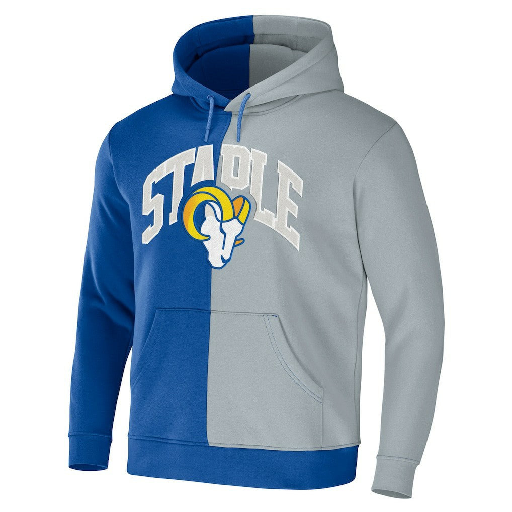 Los Angeles Rams NFL x Staple Split Logo Pullover Hoodie - Royal cheap