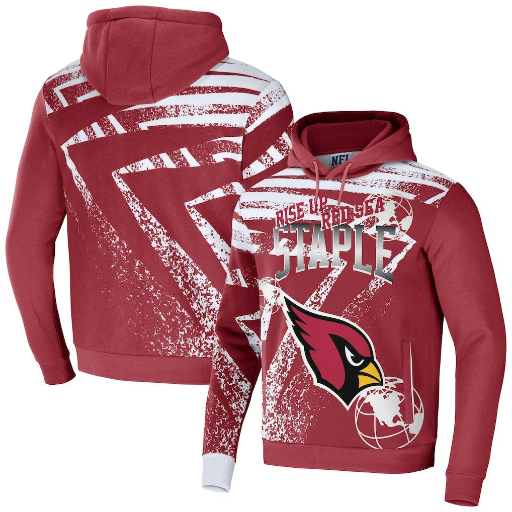 Arizona Cardinals NFL x Staple All Over Print Pullover Hoodie - Cardinal online
