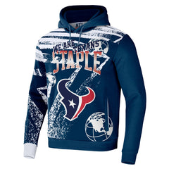 Houston Texans NFL x Staple All Over Print Pullover Hoodie - Navy outlet