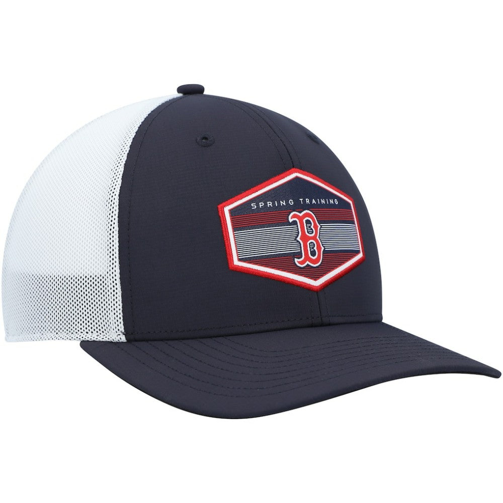 Boston Red Sox Spring Training Burgess Trucker Adjustable Hat - Navy/White | 47 brand