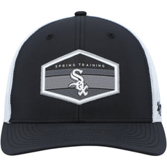 Chicago White Sox Spring Training Burgess Trucker Adjustable Hat - Black/White | 47 brand
