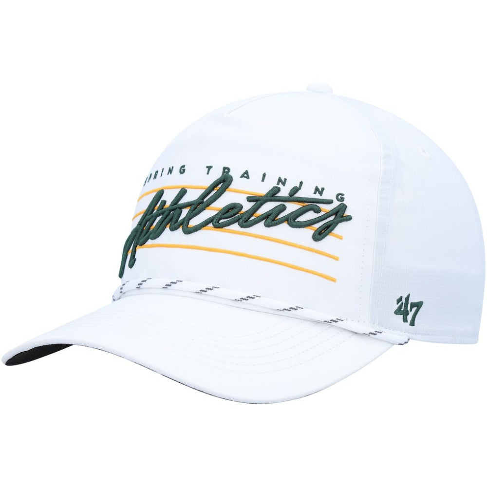 Athletics Downburst Hitch Snapback Hat - White | 47 brand