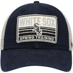 Chicago White Sox Four Stroke Clean Up Trucker Snapback Hat - Black/Tan | 47 brand