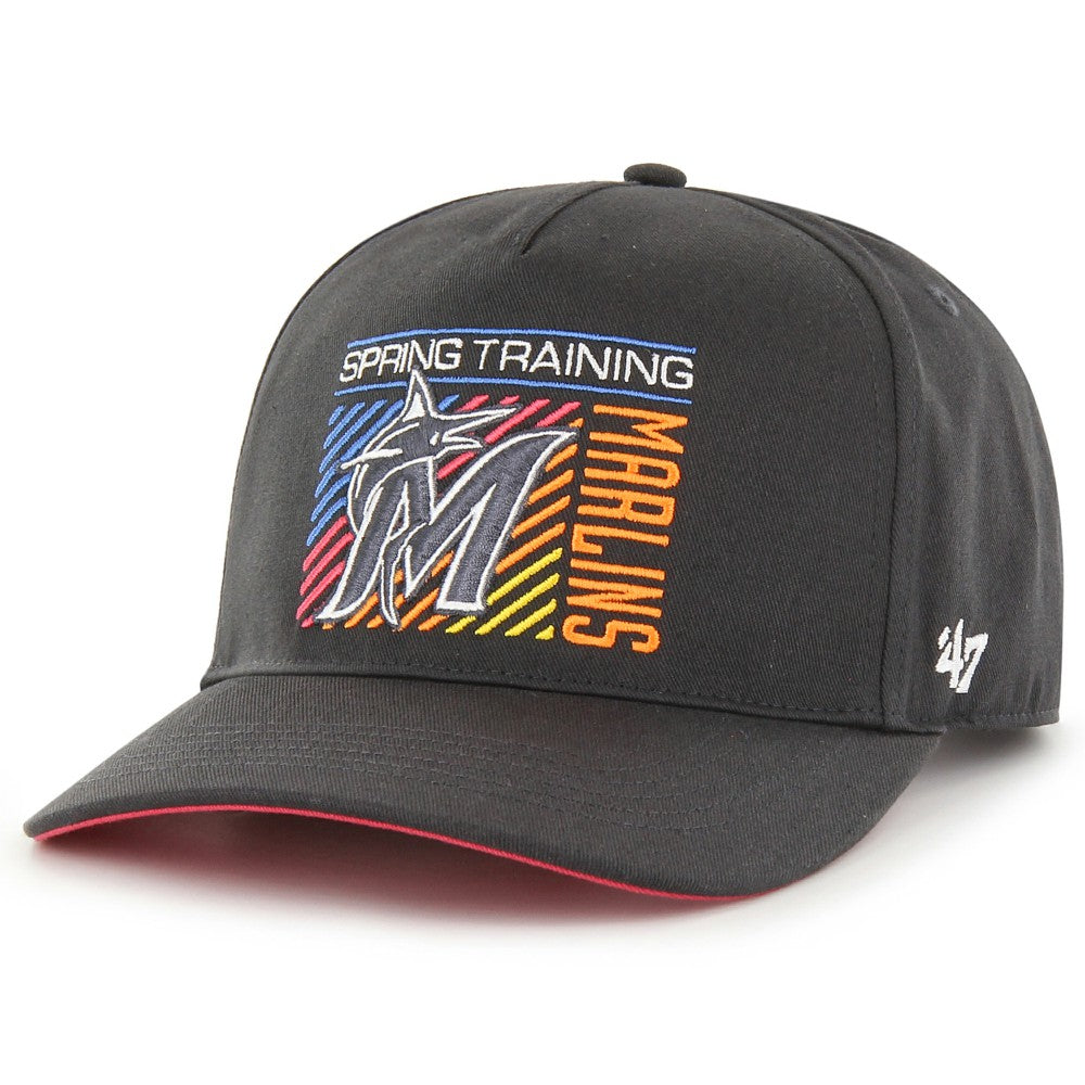 Miami Marlins 2023 Spring Training Reflex Hitch Snapback Hat - Charcoal | 47 brand