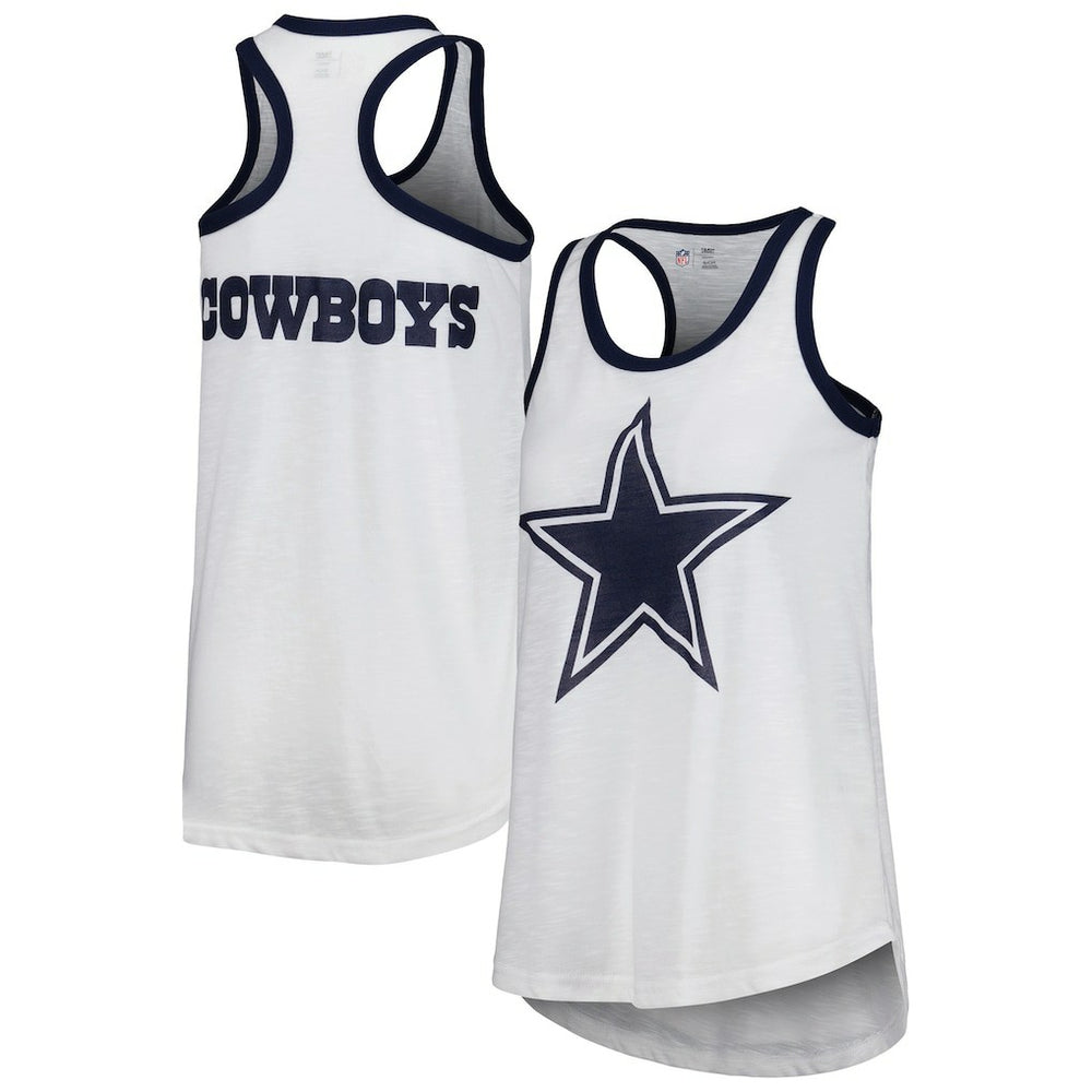 Dallas Cowboys G-III 4Her by Carl Banks Women's Tater Tank Top - White on sale