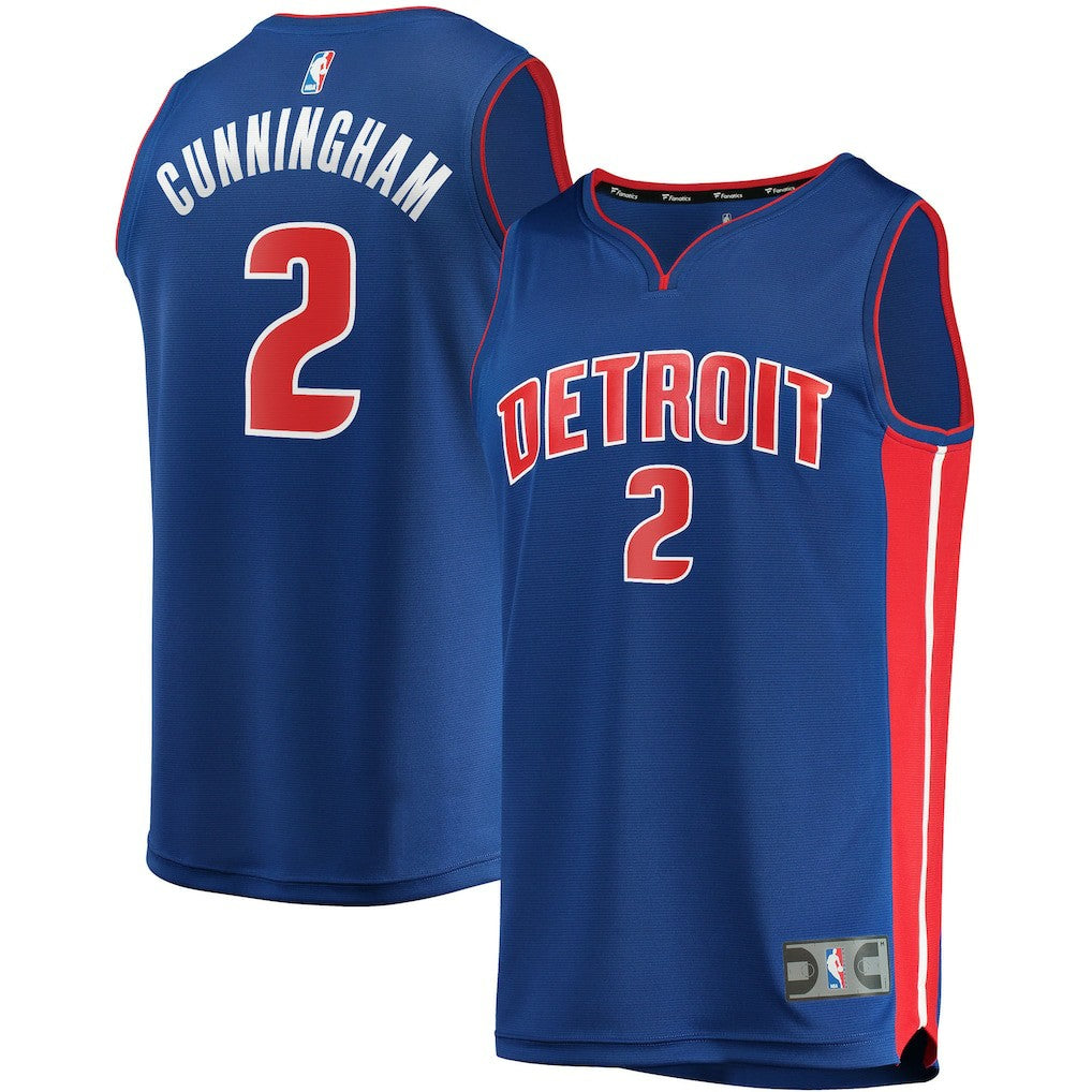 Cade Cunningham Detroit Pistons Fast Break Replica Jersey sale - Icon Editi- Blue | Fanatics on sale