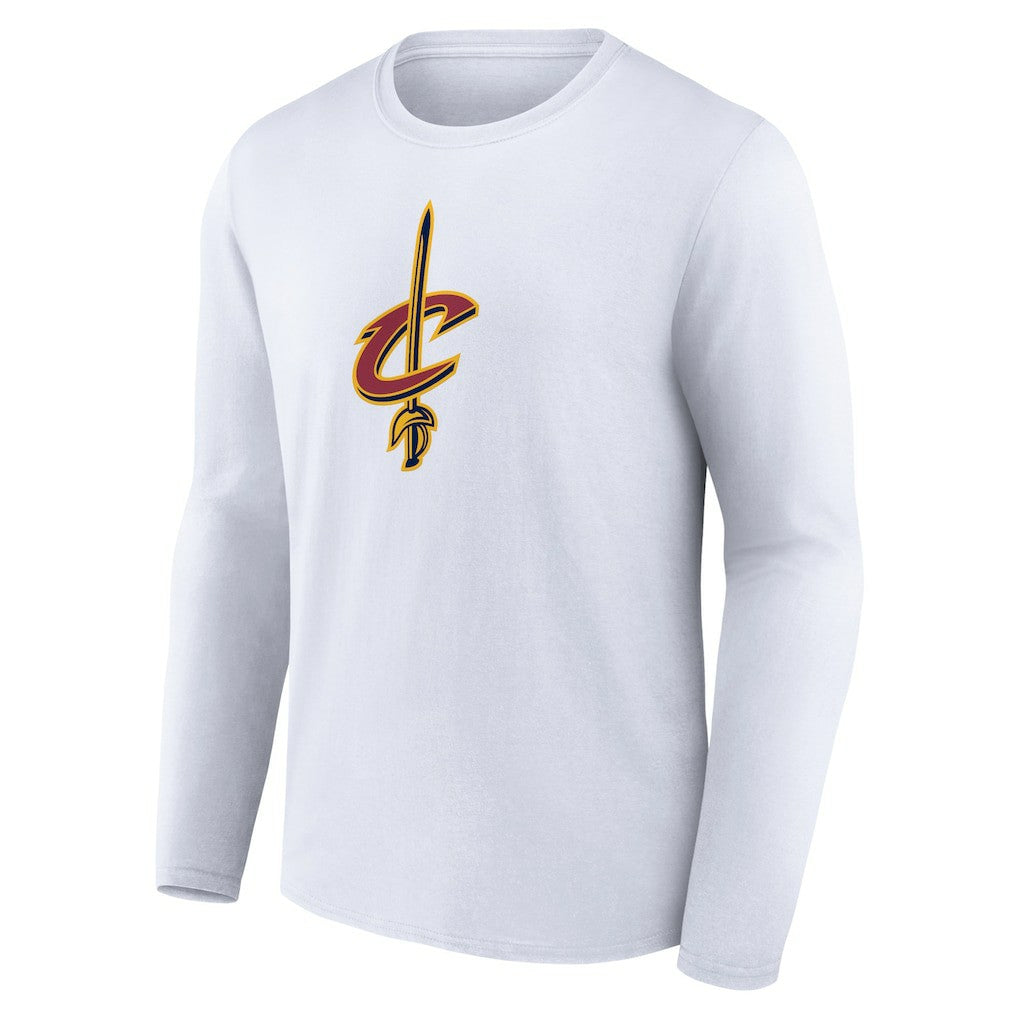 Cleveland Cavaliers Primary Logo Team Long Sleeve T-Shirt sale - White on sale