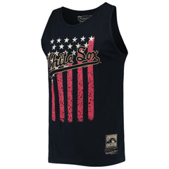 Chicago White Sox Cooperstown Collection Stars and Stripes Tank Top - Navy | Mitchell & Ness