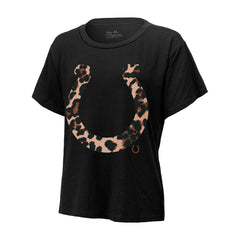 Jonathan Taylor Indianapolis Colts Majestic Threads Women's Leopard Player Name & Number T-Shirt - Black online