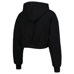 Baltimore Ravens The Wild Collective Women's Cropped Pullover Hoodie - Black discount