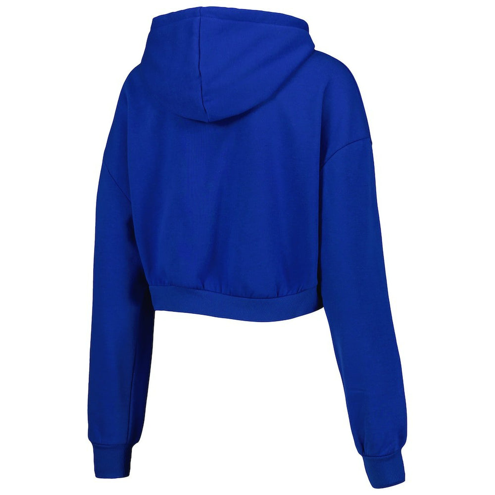 Buffalo Bills The Wild Collective Women's Cropped Pullover Hoodie - Royal sale