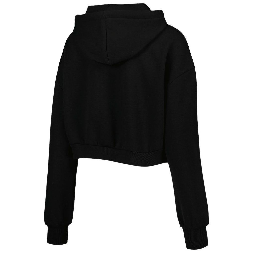 Cleveland Browns The Wild Collective Women's Cropped Pullover Hoodie - Black outlet