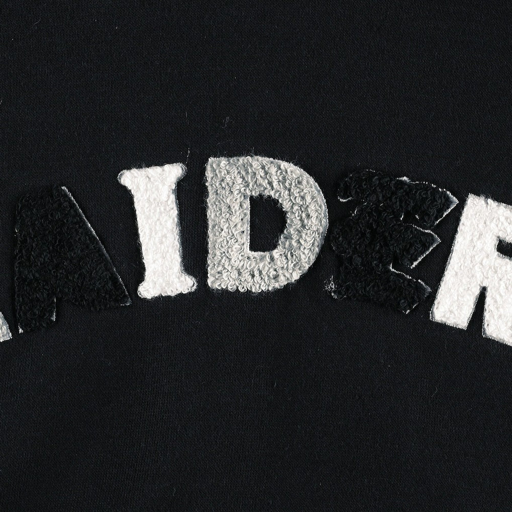 Las Vegas Raiders The Wild Collective Women's Cropped Pullover Hoodie - Black discount