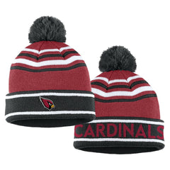 Arizona Cardinals WEAR by Erin Andrews Women's Colorblock Cuffed Knit Hat with Pom and Scarf Set - Cardinal outlet