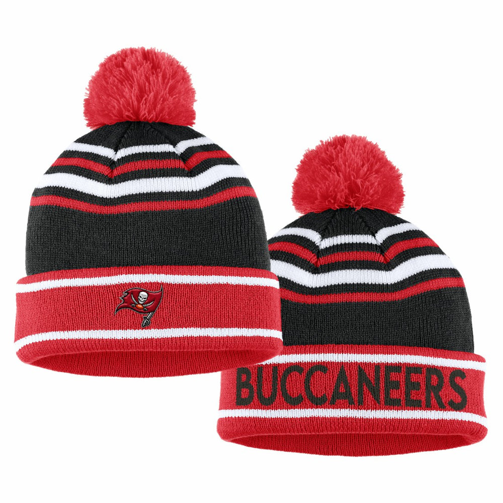 Tampa Bay Buccaneers WEAR by Erin Andrews Women's Colorblock Cuffed Knit Hat with Pom and Scarf Set - Red on sale