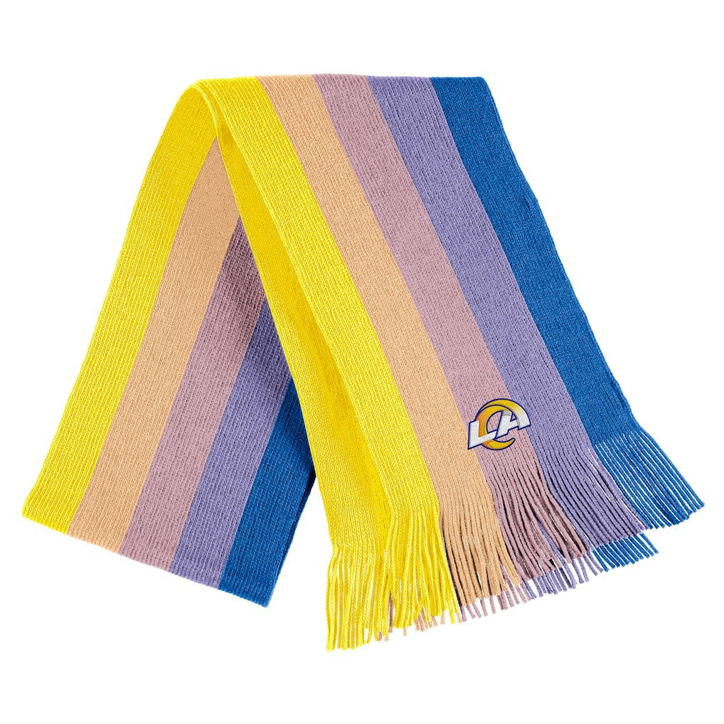 Los Angeles Rams WEAR by Erin Andrews Women's Ombre Pom Knit Hat and Scarf Set - Gold cheap