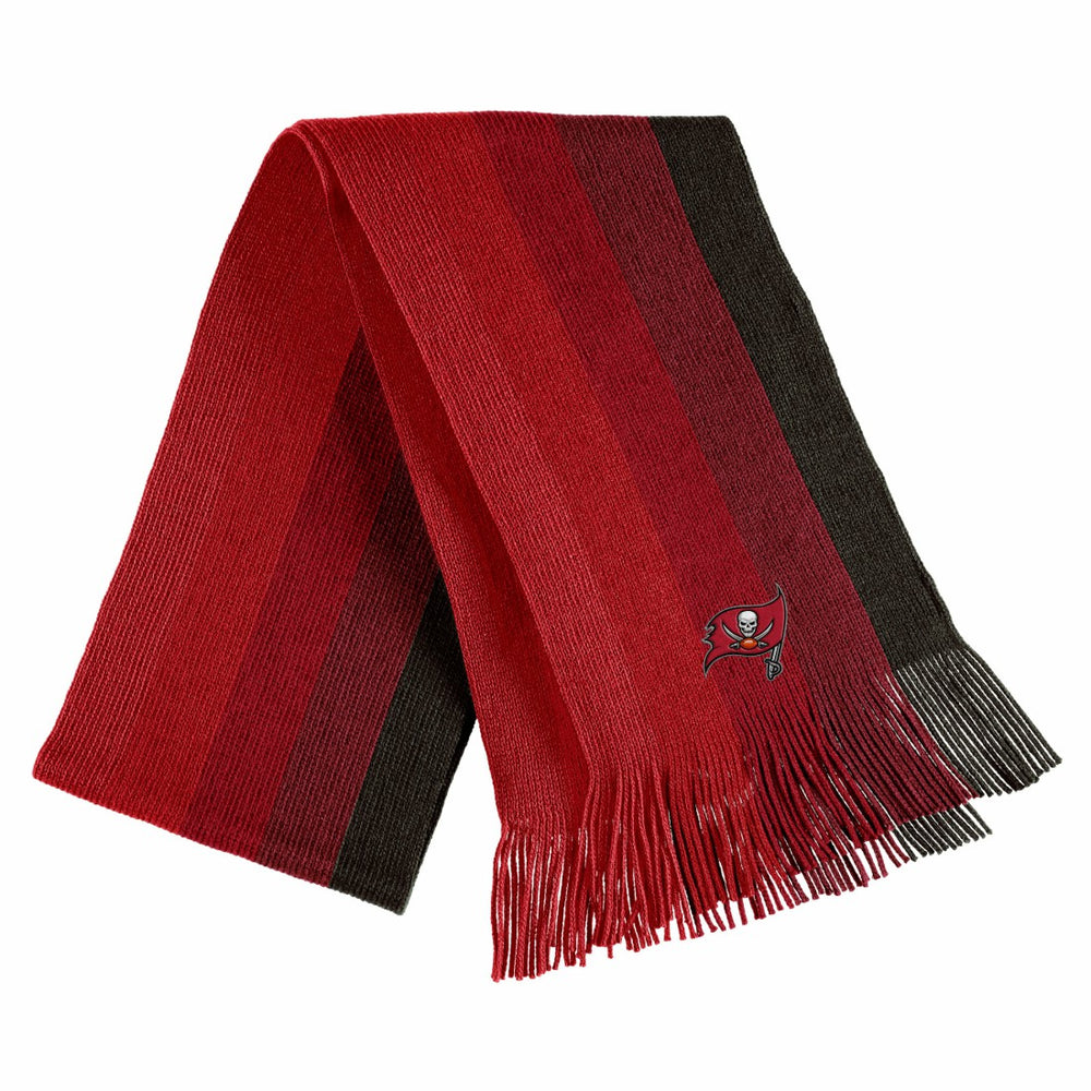Tampa Bay Buccaneers WEAR by Erin Andrews Women's Ombre Pom Knit Hat and Scarf Set - Red sale