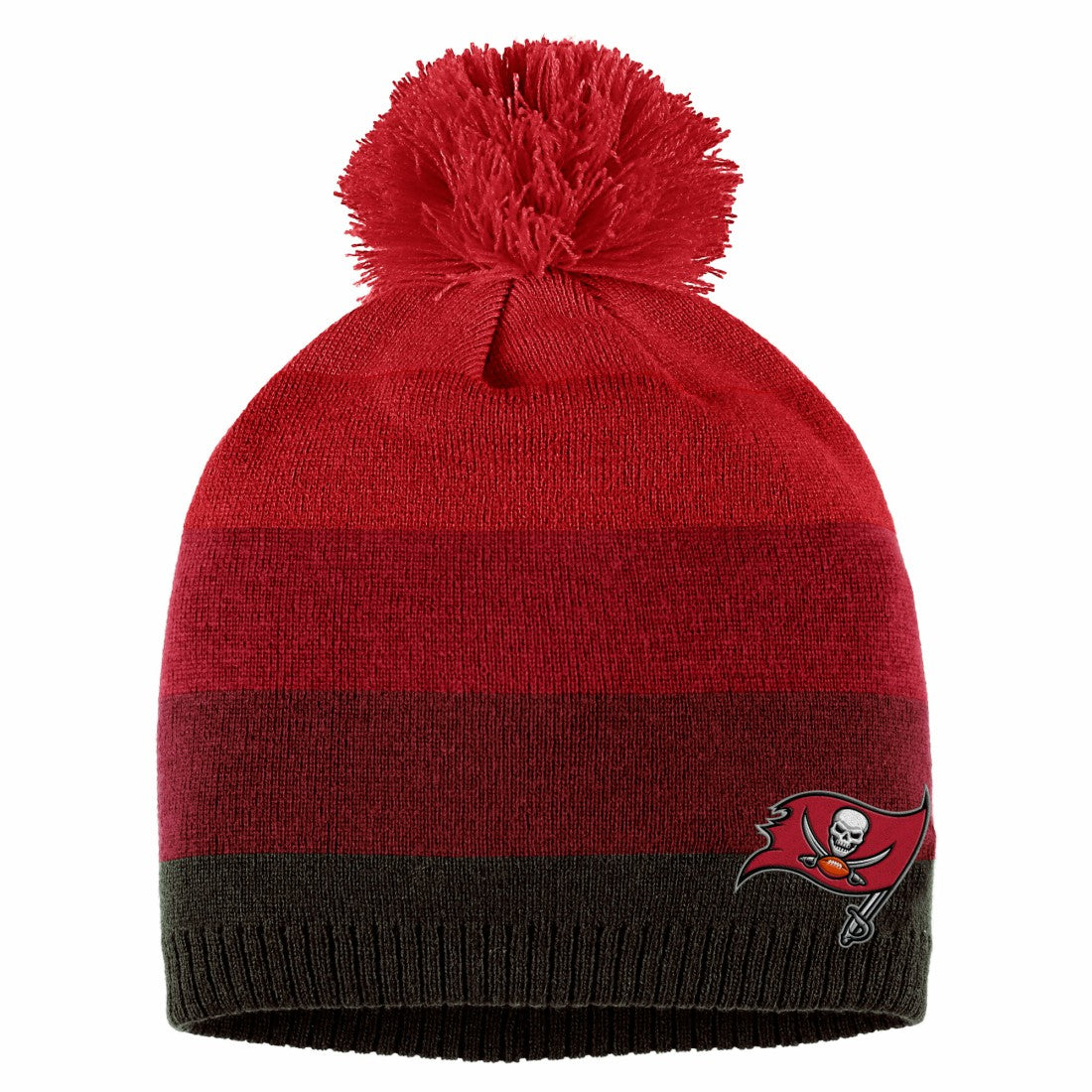 Tampa Bay Buccaneers WEAR by Erin Andrews Women's Ombre Pom Knit Hat and Scarf Set - Red sale