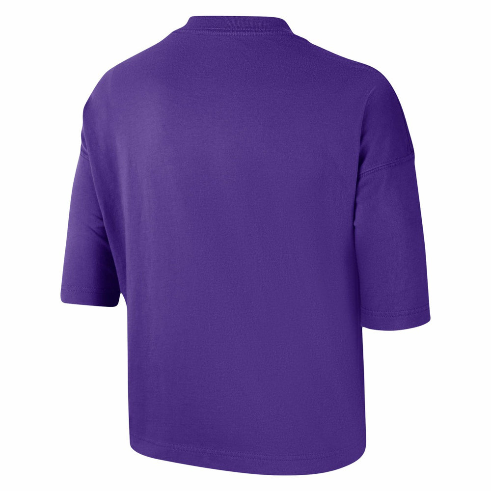 Los Angeles Lakers Women's Essential Boxy T-Shirt - Purple | Nike shop