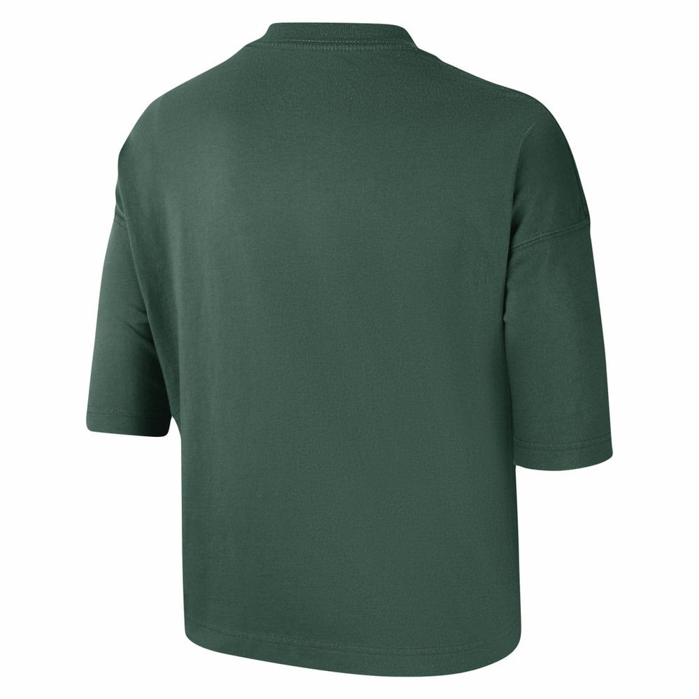 Milwaukee Bucks Women's Essential Boxy T-Shirt - Hunter Green | Nike on sale