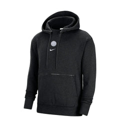 Brooklyn Nets Courtside Versus Flight Pullover Hoodie - Heather Black | Nike cheap