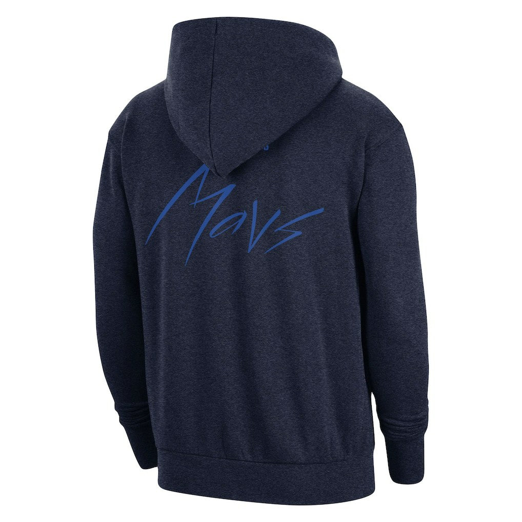 Dallas Mavericks Courtside Versus Flight Pullover Hoodie sale - Heather Navy | Nike outlet