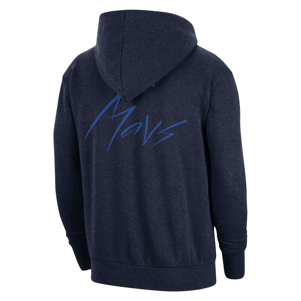 Dallas Mavericks Courtside Versus Flight Pullover Hoodie sale - Heather Navy | Nike outlet