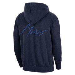 Dallas Mavericks Courtside Versus Flight Pullover Hoodie sale - Heather Navy | Nike outlet