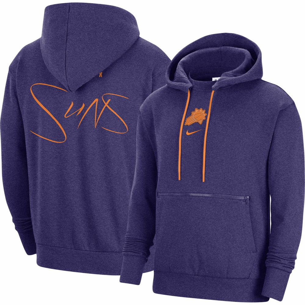 Phoenix Suns Courtside Versus Flight Pullover Hoodie - Heather Purple | Nike for sale