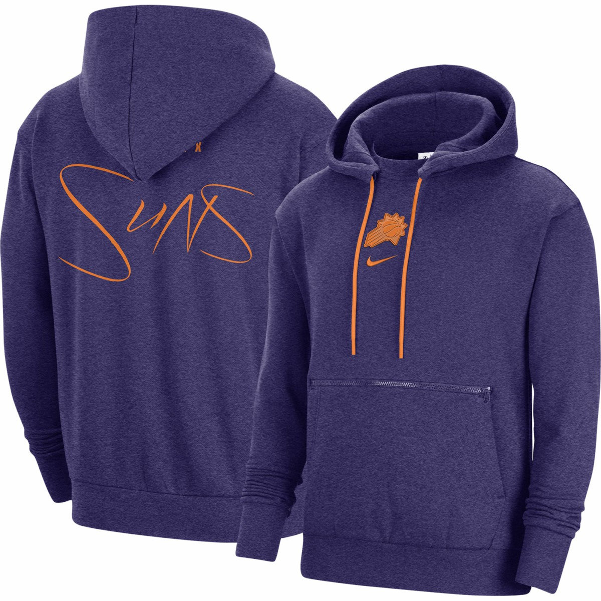 Phoenix Suns Courtside Versus Flight Pullover Hoodie - Heather Purple | Nike for sale