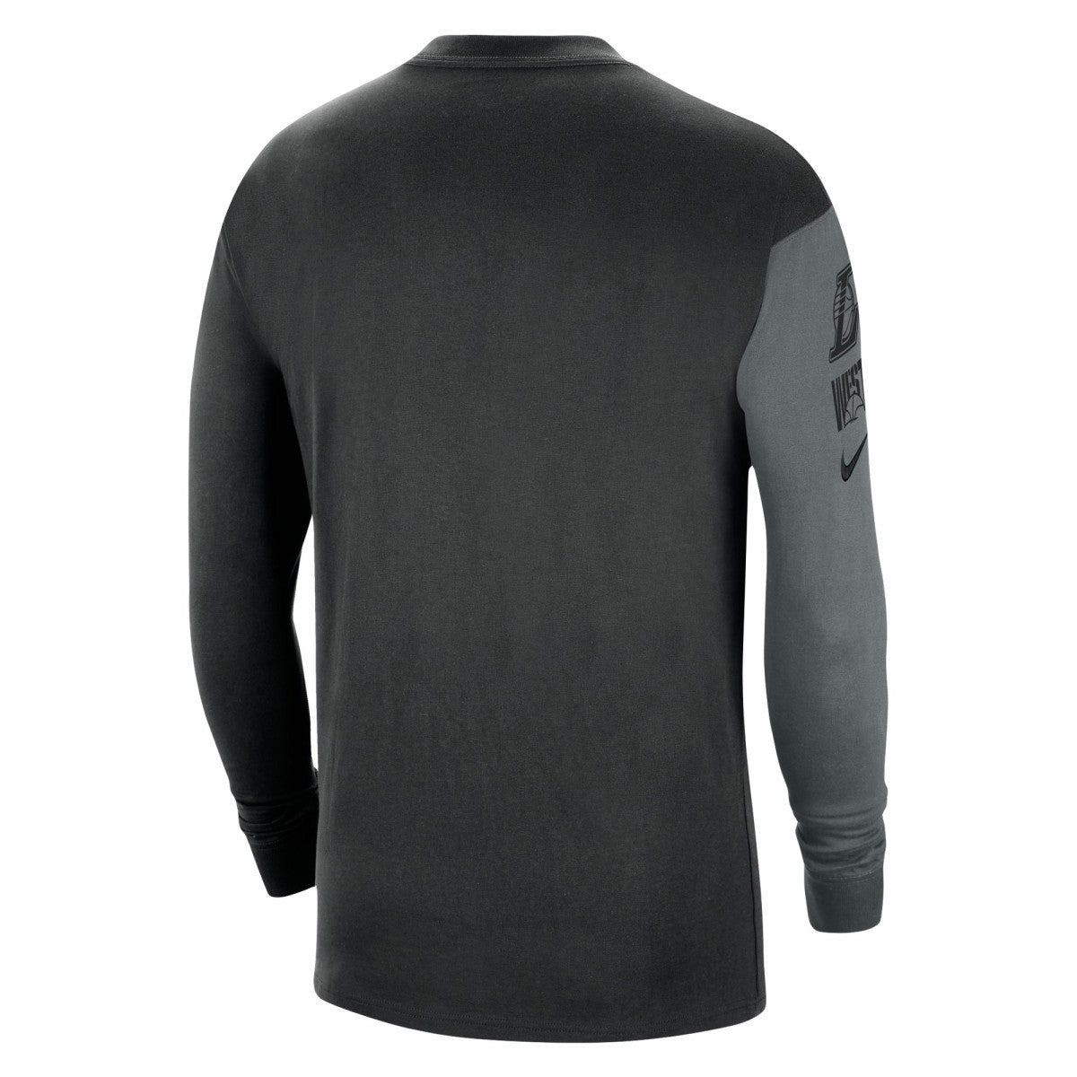 Los Angeles Lakers Courtside Versus Flight MAX90 Long Sleeve T-Shirt - Black | Nike cheap