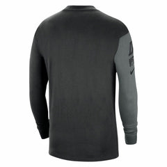 Los Angeles Lakers Courtside Versus Flight MAX90 Long Sleeve T-Shirt - Black | Nike cheap